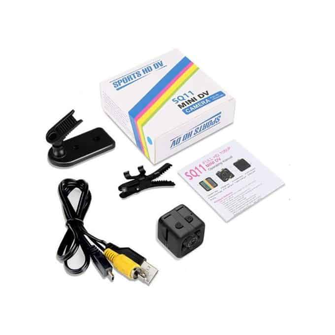 Mini SQ11 caméra night vision HD 1080P & Motion Detection