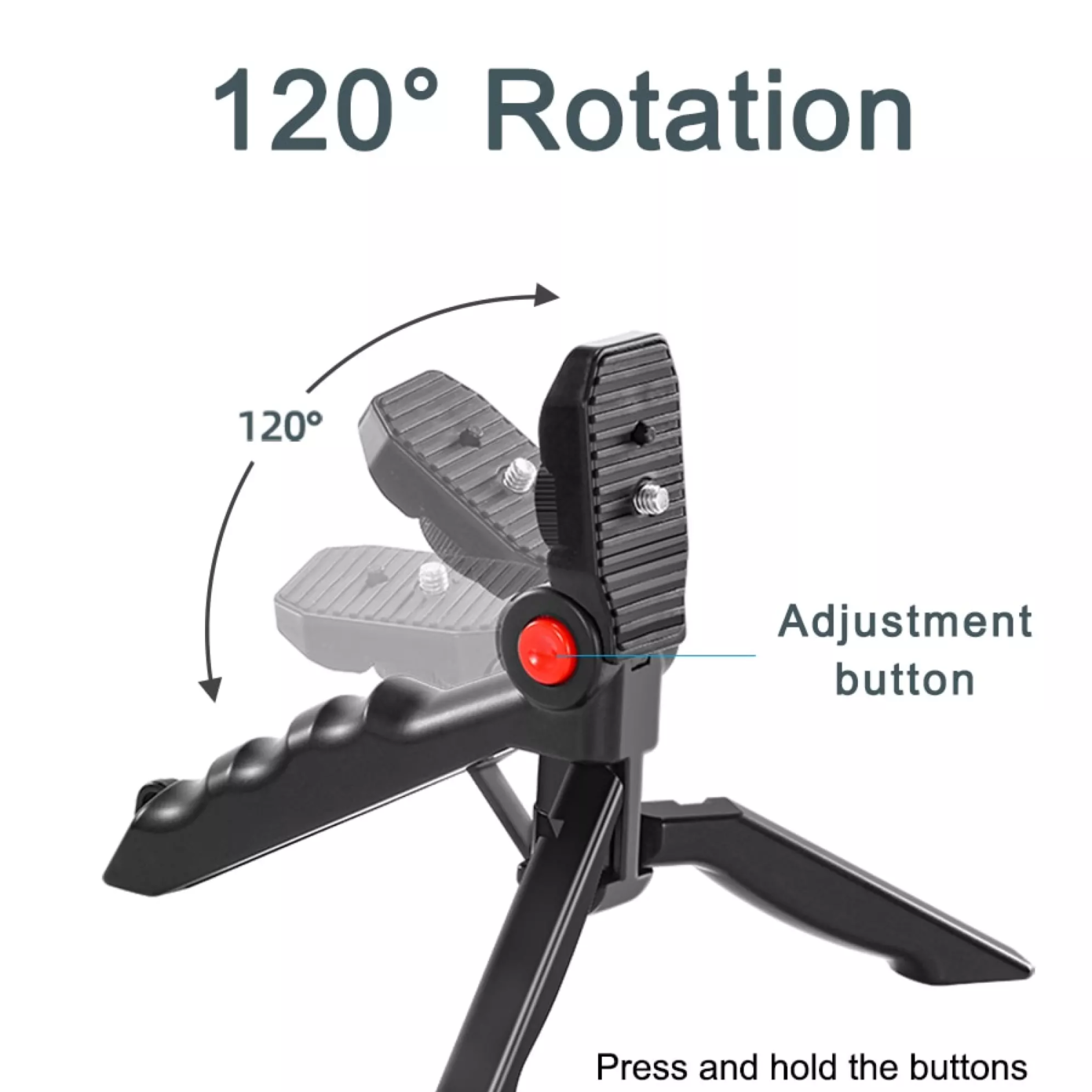 Kit Vlogger Trépied avec Microphone et lumière