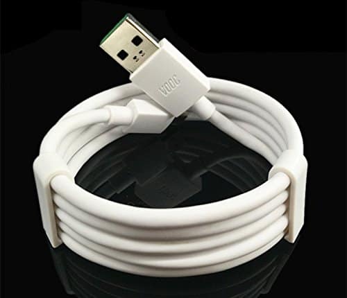 Câble Micro USB 7 broches pour chargeur flash Oppo VOOC Blanc Câble micro USB à charge rapide de 3 pieds avec données de charge et de synchronisation, compatible pour les smartphones R9 Plus, R7, R7 Plus, N3, R5, U3, Find 7, R7s