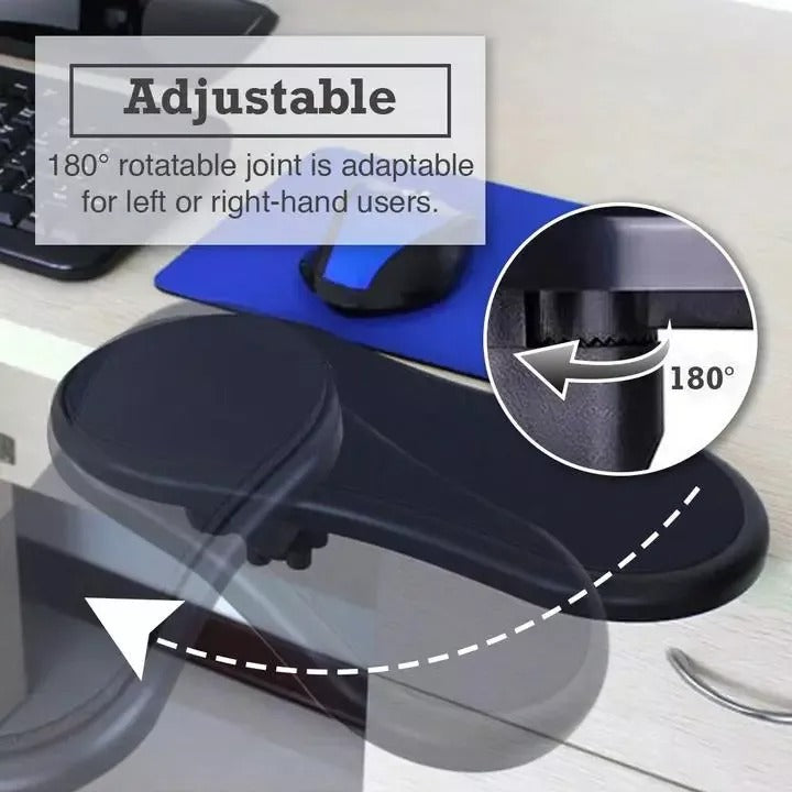 Computer Arm Support Desk Bras Réglable 180° Repose - Rouge