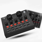 Microphone BM800 + Carte Son Audio V8 + Écouteur + Phantom + XLR cable