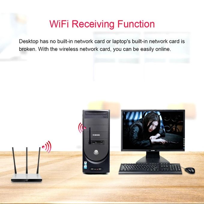Clé wifi USB Mt7601 2.4GHz debut 150 mbps