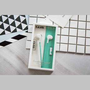 CASNI CS-155 Écouteur intra-auriculaire simple avec télécommande filaire de blé