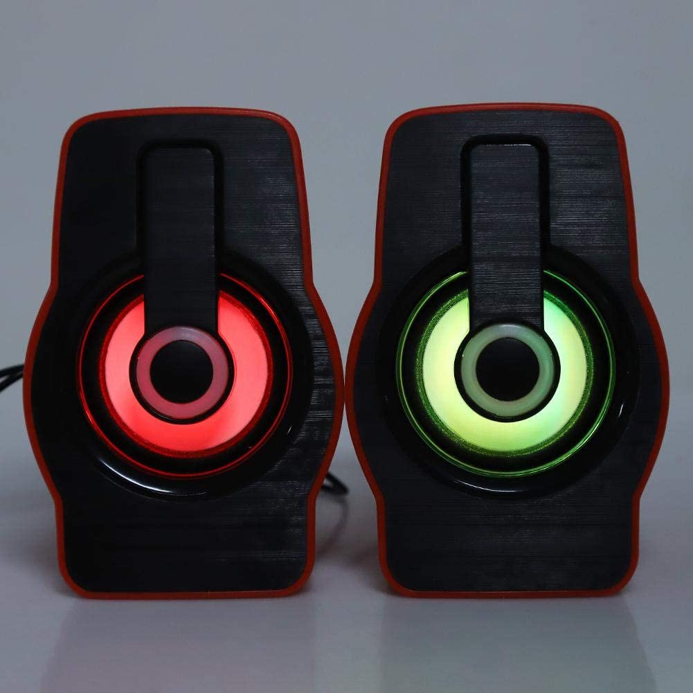 Mini haut-parleur LED USB BOS-FT185 pour ordinateur