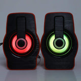 Mini haut-parleur LED USB BOS-FT185 pour ordinateur