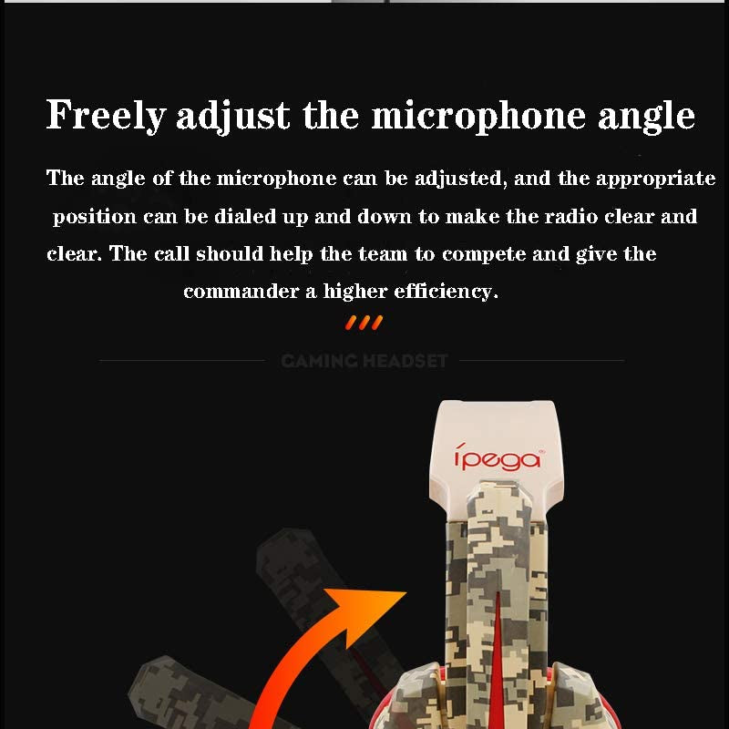 Casque serre-tête filaire multifonction Ipega PG-R005 (compatible avec N-Switch / PS4 / PC / XBOX ONE 4mm)