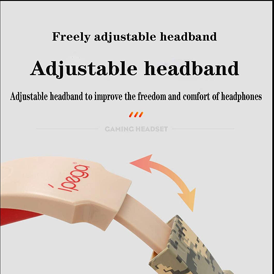 Casque serre-tête filaire multifonction Ipega PG-R005 (compatible avec N-Switch / PS4 / PC / XBOX ONE 4mm)