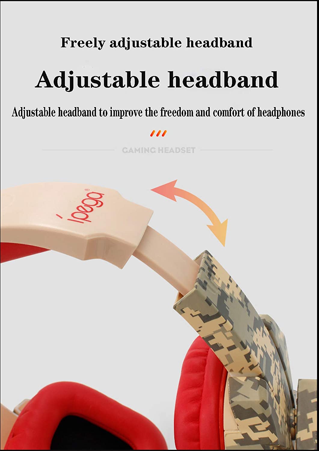 Casque serre-tête filaire multifonction Ipega PG-R005 (compatible avec N-Switch / PS4 / PC / XBOX ONE 4mm)