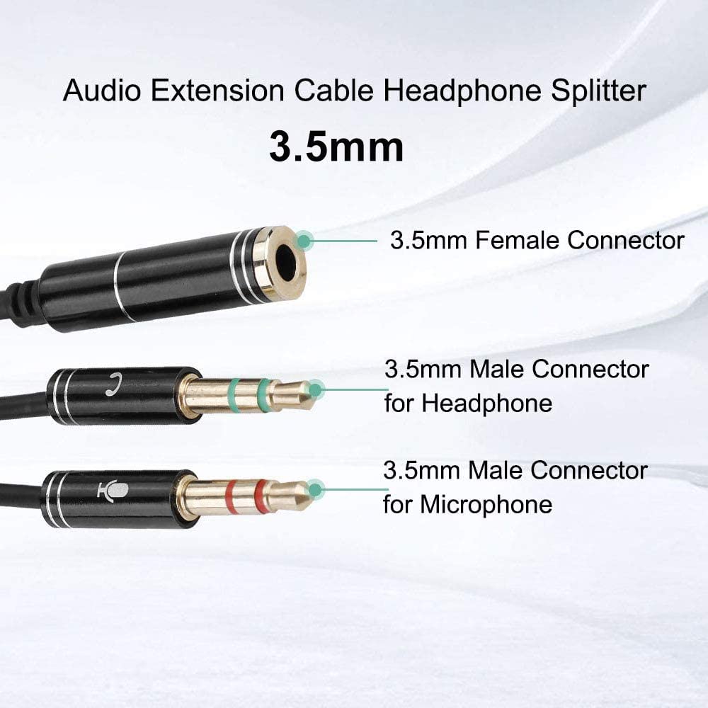 Adaptateur Jack, 3.5mm Femelle vers 2 Double Male Jack