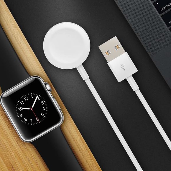 Chargeur de Montre,Watch Câble de Charge magnétique Compatible avec Apple Watch/iWatch, Apple Watch Chargeur sans Fil Usb