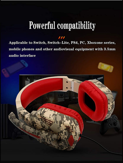 Casque serre-tête filaire multifonction Ipega PG-R005 (compatible avec N-Switch / PS4 / PC / XBOX ONE 4mm)