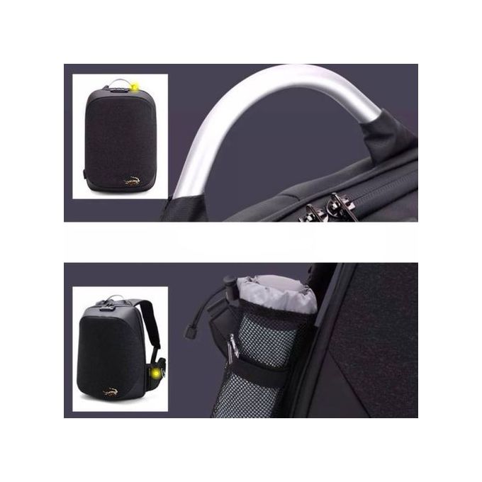 Sac à dos pour ordinateur portable antivol et étanche 15.6"