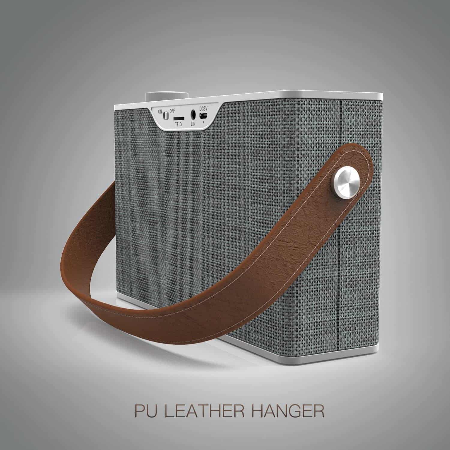 Monstercube MC52 Bluetooth Enceinte/Haut-Parleur Bluetooth sans Fil Enceinte stéréo avec Microphone pour Les téléphones et Les Autres appareils équipés Bluetooth