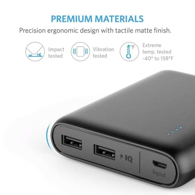 Anker PowerCore 13000mAh Batterie Externe 2 Ports