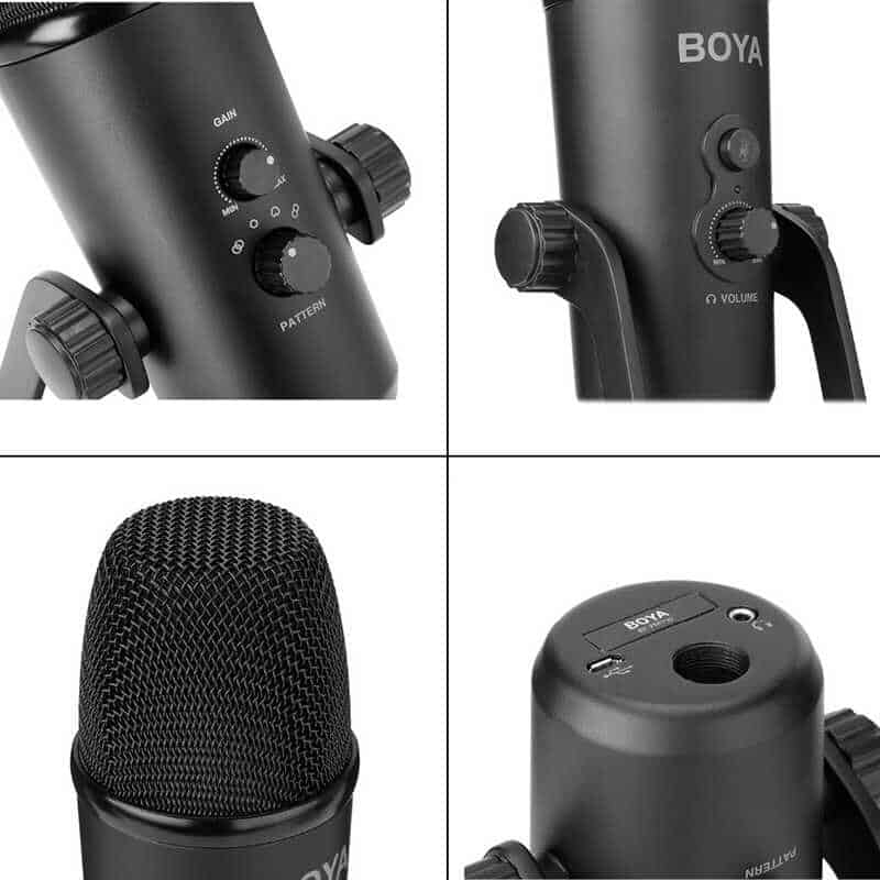 BOYA BY-PM700 micro à condensateur USB micro de bureau pour ordinateur (Original)