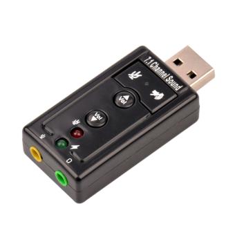 Adaptateur Carte Son externe USB 2.0 3D Stéréo 7.1 Virtuel