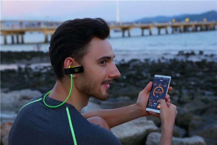 GEEKERIES V16 Glowing LED Lumière Sport Bluetooth V4.1 Casque Bests Son Sans Fil Nuit Coureur Sport Headests Écouteurs Avec Micro