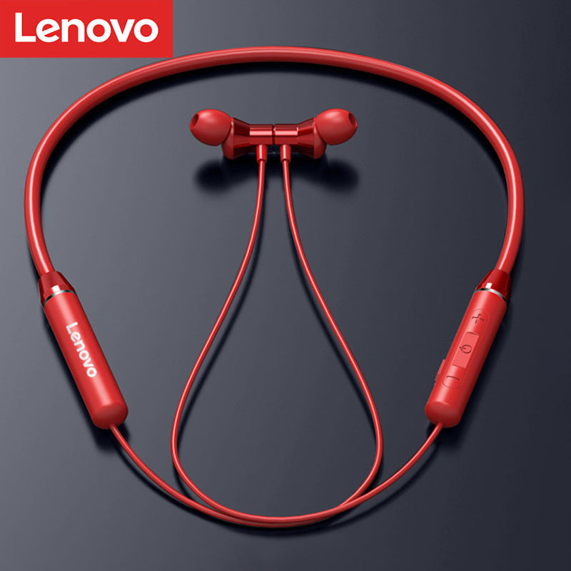 Écouteurs intra-auriculaires Bluetooth Lenovo HE05 avec micro Blanc