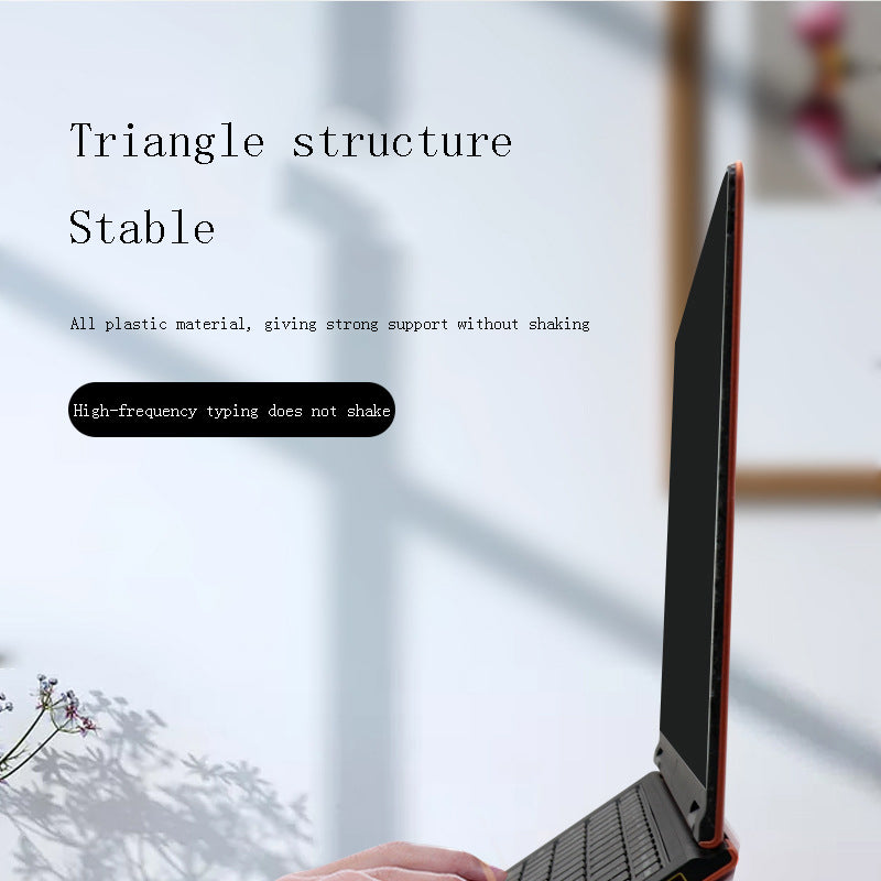 Support pour ordinateur portable ergonomique en ABS solide avec hauteur réglable