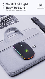 Souris Sans Fil IMICE E-1300 Rechargeable Silencieux RGB