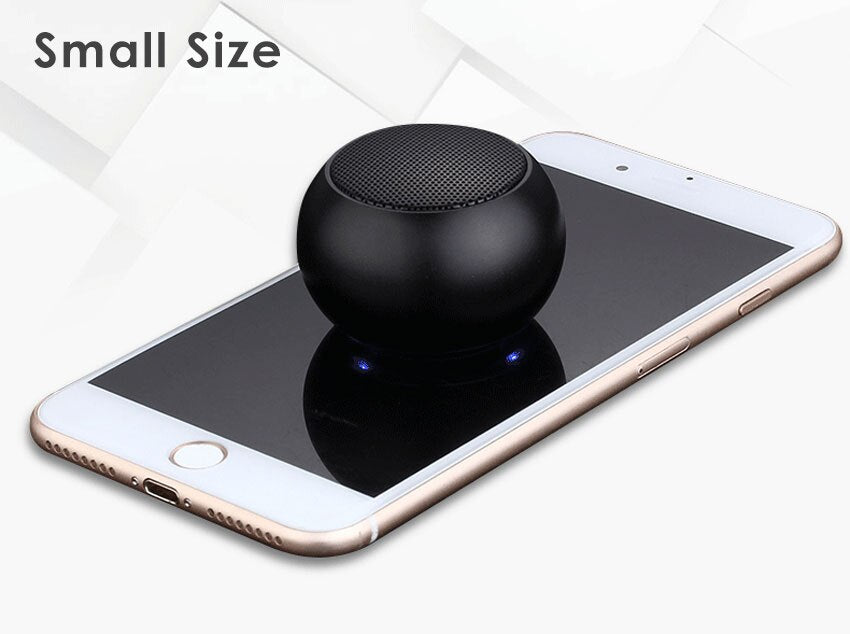 Mini Haut-Parleur Portatif De Bluetooth Stéréo Subwoofer Haut-Parleur Mains Libres avec Microphone Sans Fil