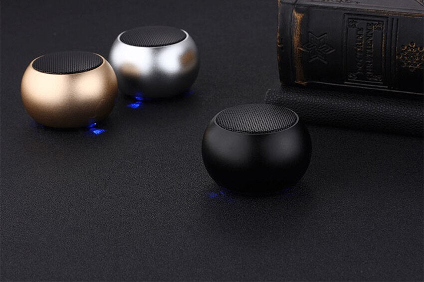 Mini Haut-Parleur Portatif De Bluetooth Stéréo Subwoofer Haut-Parleur Mains Libres avec Microphone Sans Fil