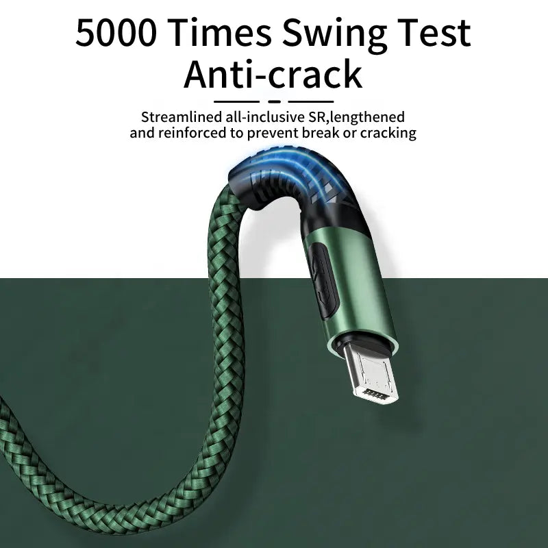 Câble de charge rapide Konfulon compatible avec les appareils populaires