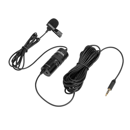BOYA By-M1 Pro – Microphone à condensateur omnidirectionnel Lavalie