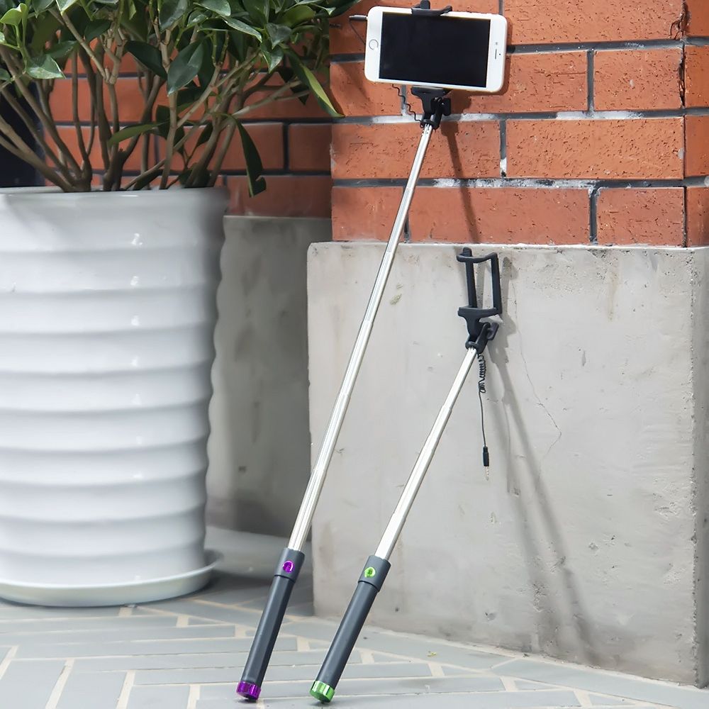 Perche à Selfie pliable, télescopique, 20 cm – 80 cm