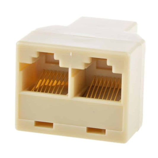 PC RJ45 séparateur connecteur CAT5 séparateur adaptateur réseau double RJ45 CAT 5 6 LAN Ethernet séparateur connecteur adaptateur