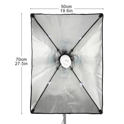 Kits d'éclairage Softbox 50x70CM Professional et trépied 2m