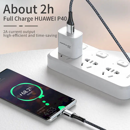 Câble de charge rapide Konfulon compatible avec les appareils populaires