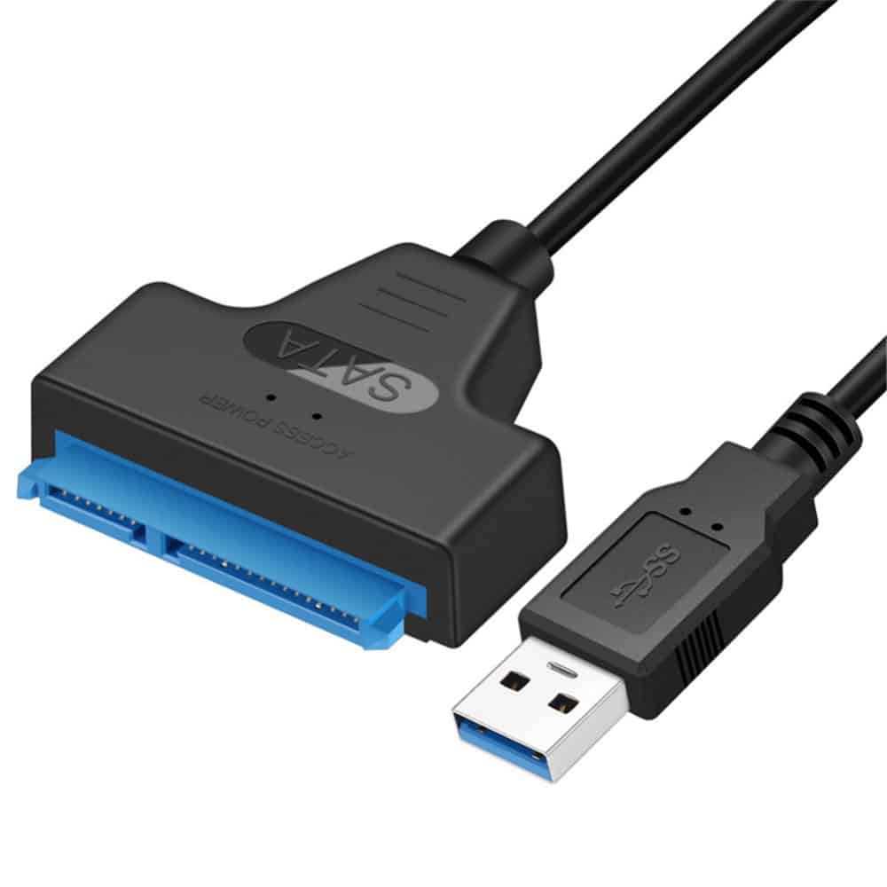 câble de convertisseur vers USB 3.0 adaptateur Support 2.5 pouces Ssd Hdd