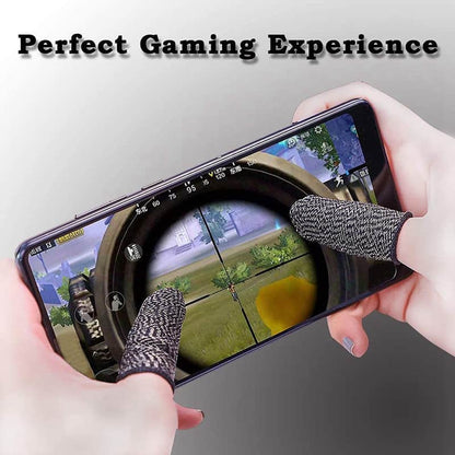 2 Piece Prêt Stock doigts manches pour jeu Mobile jeu Contact Sn doigt lit lisse mince Anti-transpiration