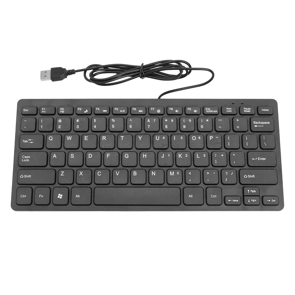 K1000 Multimedia Mini clavier noir étanche pour pc & mac