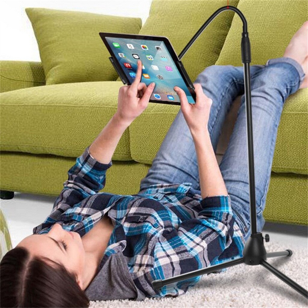 Trépied réglable au sol, Support Flexible pour tablette, Support de musique pour tablettes