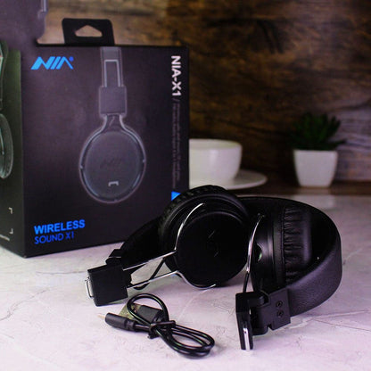 Casque Bluetooth sans fil NIA X1 (noir)