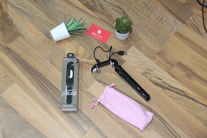 bâton selfie bluetooth 4.0 avec lumière 3 niveaux