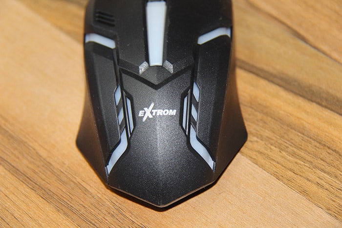 Souris de jeu 3D optique avec capteur bleu 1600DPI EXTROM