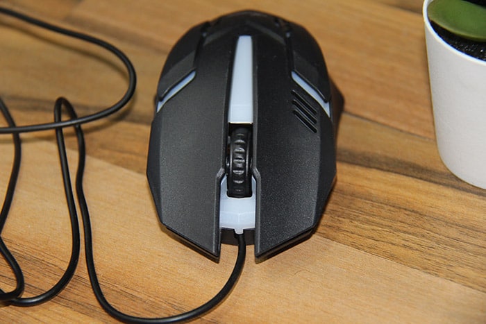 Souris de jeu 3D optique avec capteur bleu 1600DPI EXTROM