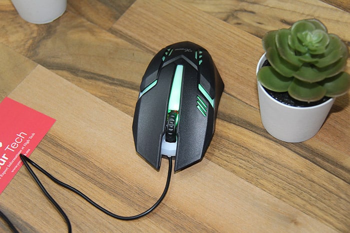 Souris de jeu 3D optique avec capteur bleu 1600DPI EXTROM