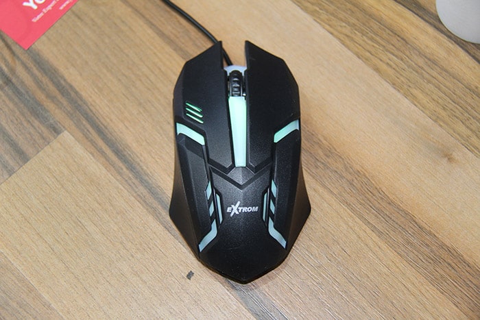 Souris de jeu 3D optique avec capteur bleu 1600DPI EXTROM