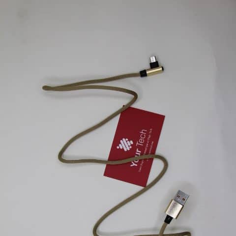 Câble de données T bend de haute qualité et charge de type C et V8 Samsung