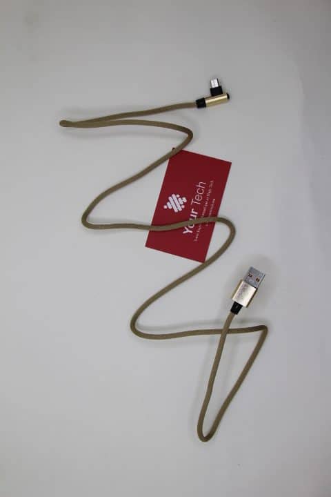 Câble de données T bend de haute qualité et charge de type C et V8 Samsung