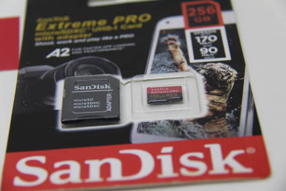 Carte mémoire SanDisk 256 Go Ultra, Extreme et Extreme Pro
