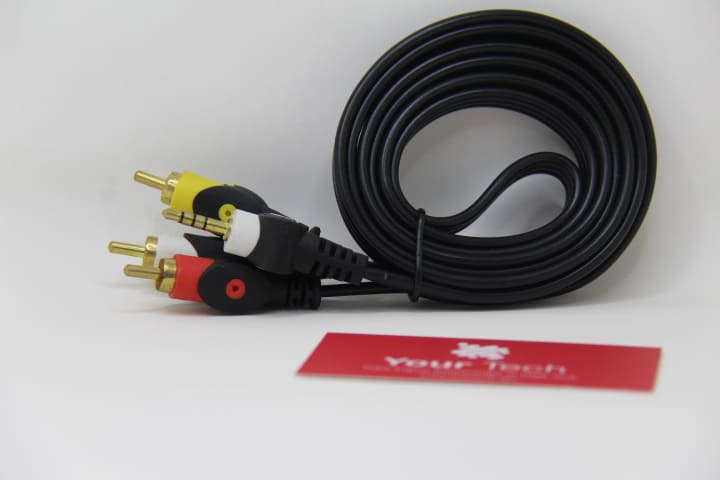 Câble Jack mâle 3,5 mm vers A / V et RCA (1,5 m)