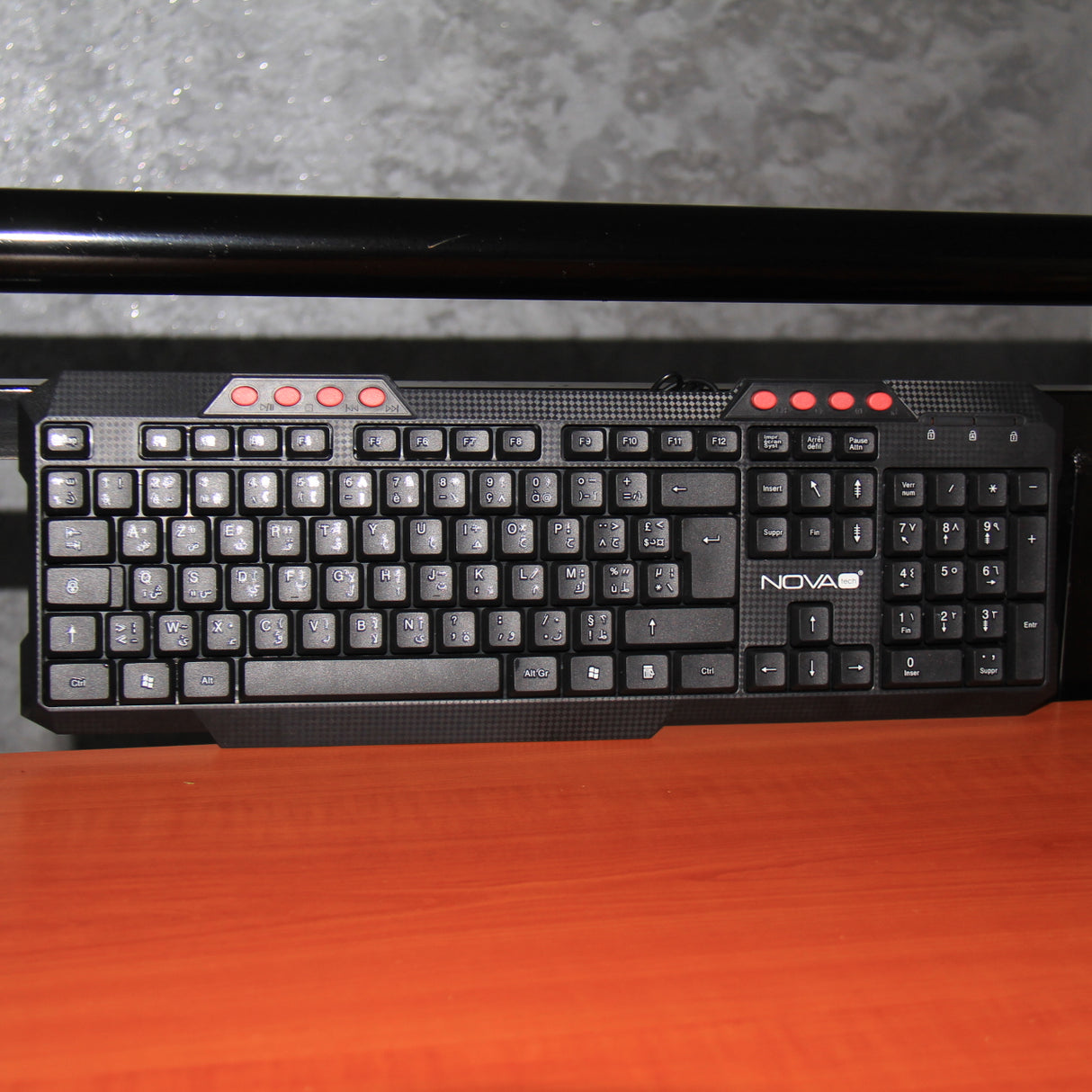 Clavier multimédia USB Avec 8 boutons de jeu