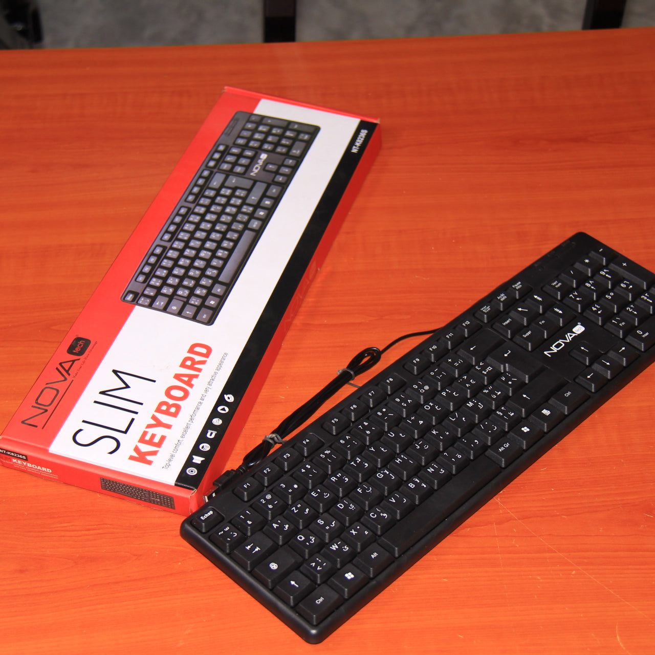 Clavier USB Slim de Bureau Nova tech