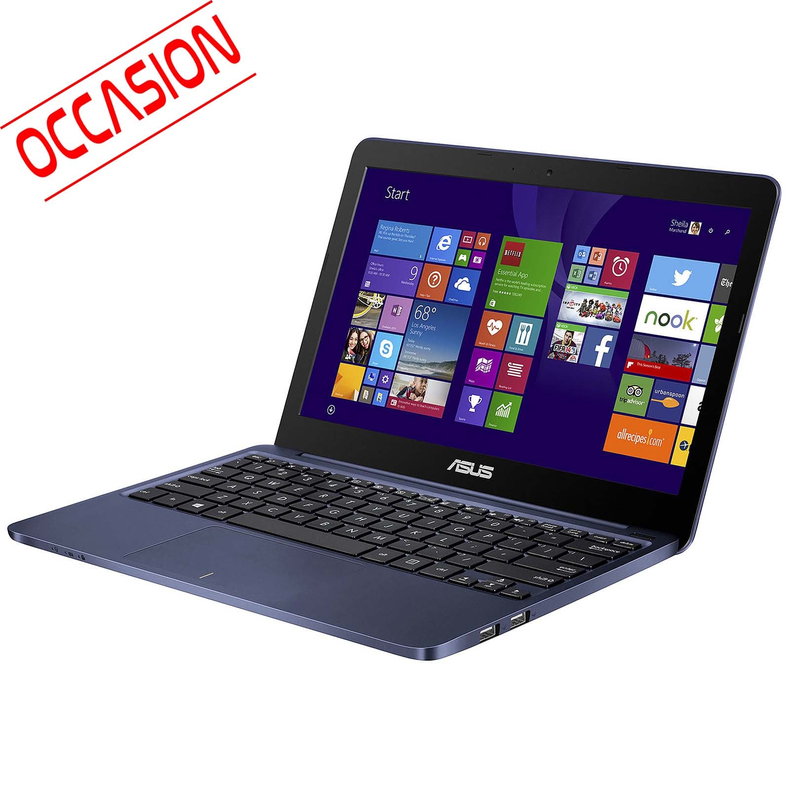 ASUS EeeBook X205TA-BING-FD015BS أزرق