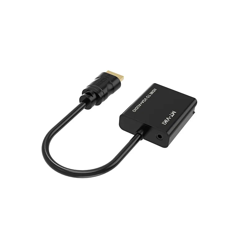 Adaptateur convertisseur HDMI vers VGA 1080P 60HZ avec audio